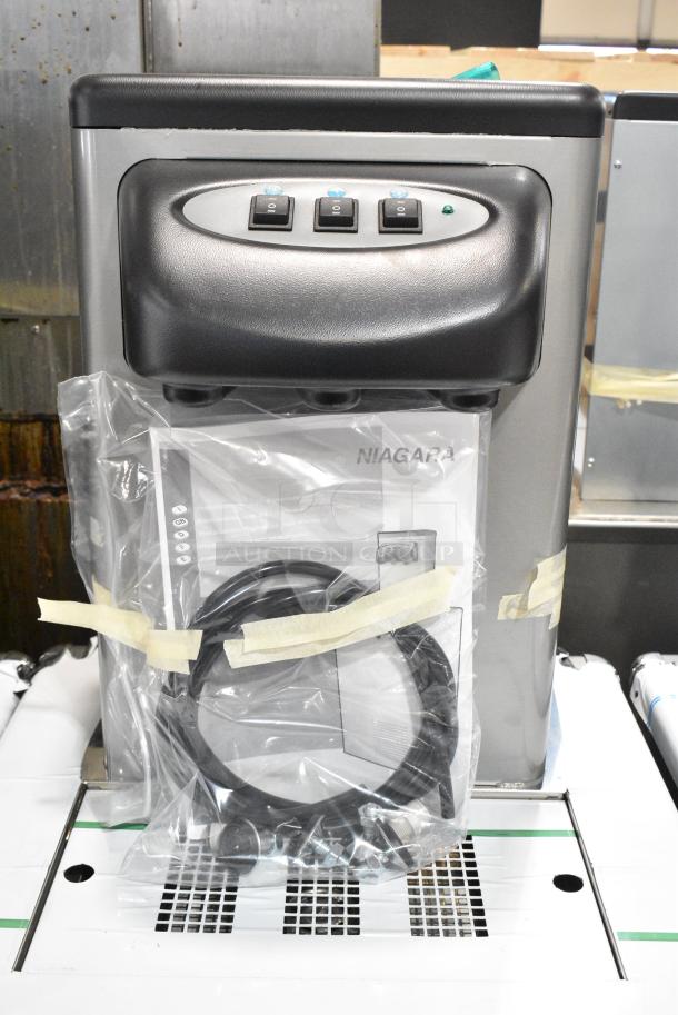 BRAND NEW SCRATCH AND DENT! Cosmetal Niagra 65 Stainless Steel Commercial Floor Style Water Dispenser. 115 Volts, 1 Phase. - Image 3 of 6