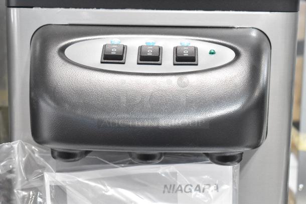 BRAND NEW SCRATCH AND DENT! Cosmetal Niagra 65 Stainless Steel Commercial Floor Style Water Dispenser. 115 Volts, 1 Phase. - Image 4 of 6