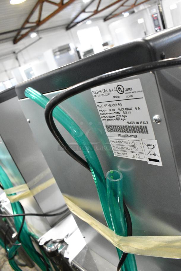 BRAND NEW SCRATCH AND DENT! Cosmetal Niagra 65 Stainless Steel Commercial Floor Style Water Dispenser. 115 Volts, 1 Phase. - Image 6 of 6