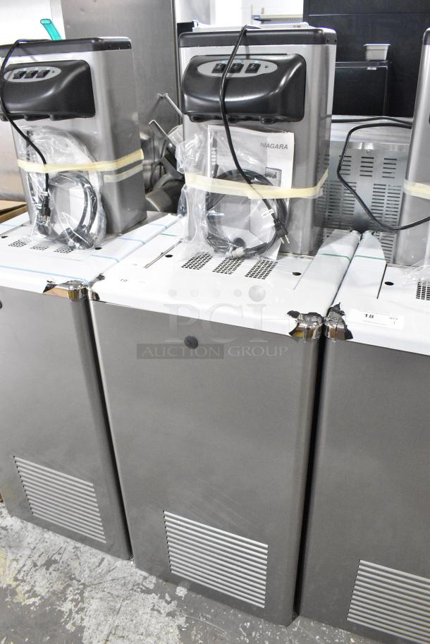 BRAND NEW SCRATCH AND DENT! Cosmetal Niagra 65 Stainless Steel Commercial Floor Style Water Dispenser. 115 Volts, 1 Phase. - Image 2 of 6