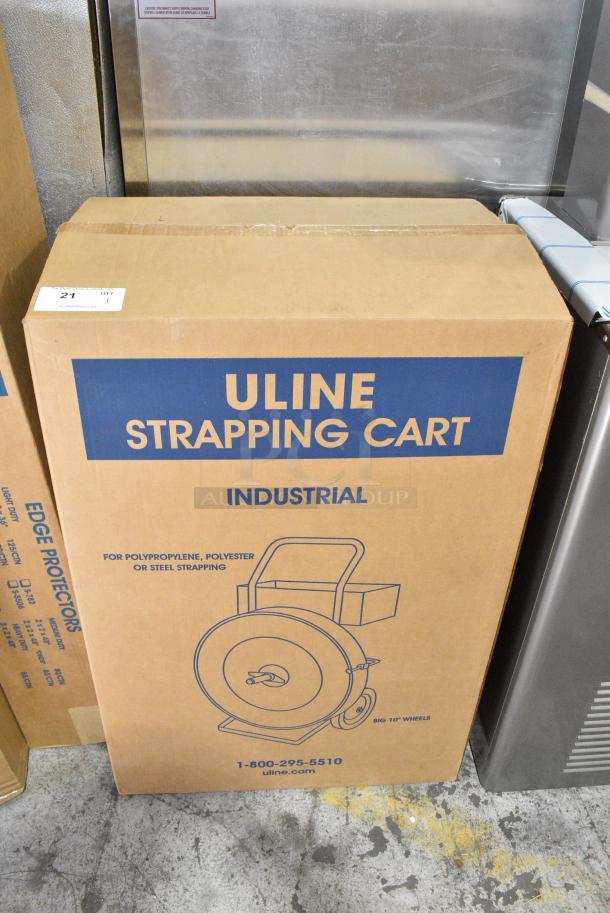 BRAND NEW SCRATCH AND DENT! Uline H-39 Industrial Strapping Cart - Image 2 of 4