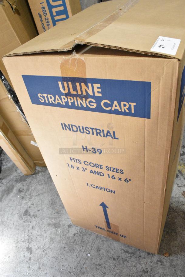 BRAND NEW SCRATCH AND DENT! Uline H-39 Industrial Strapping Cart - Image 3 of 4