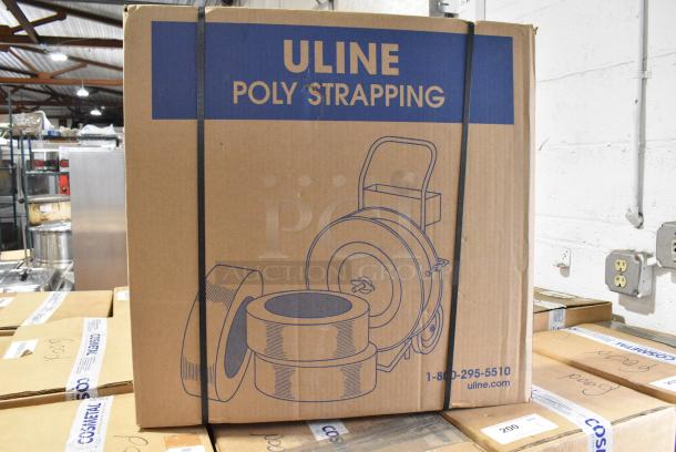 2 BRAND NEW SCRATCH AND DENT! Uline S-821 Poly Strapping - 1⁄2" x .024" x 7,200', Black. 2 Times Your Bid! - Image 3 of 4