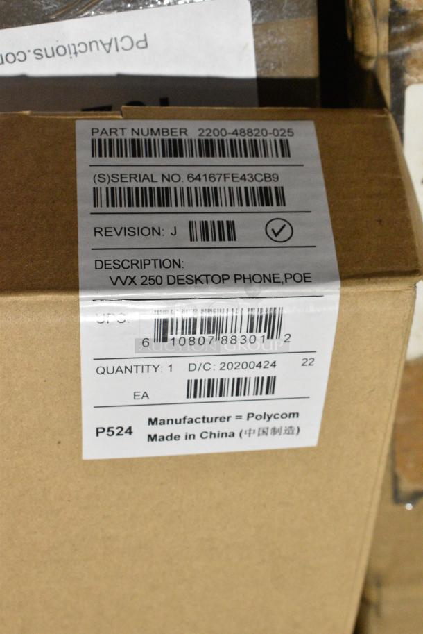 4 BRAND NEW SCRATCH AND DENT! WX 250 Desktop Corded Office Telephone. 4 Times Your Bid! - Image 9 of 10