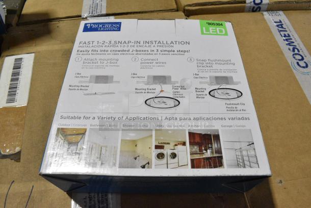3 BRAND NEW SCRATCH AND DENT! Items Including 2 Topaz 11" Dimmable Ceiling Fixture and Progress Lighting Mini Flushmount Light. 3 Times Your Bid! - Image 4 of 8