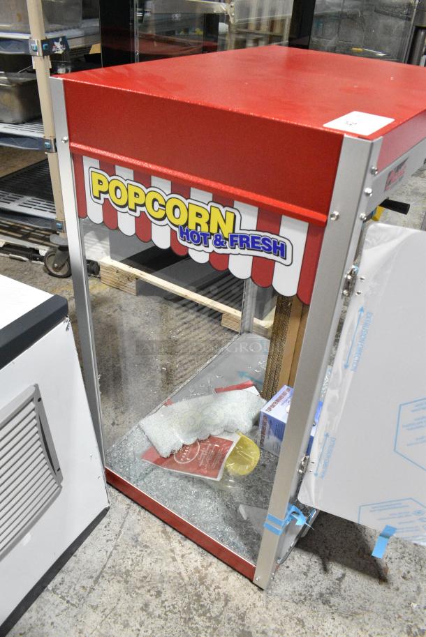 BRAND NEW SCRATCH AND DENT! Paragon TP-16 Paragon 1116810 Classic Pop 16 oz. Popcorn Machine Merchandiser. 120 Volts, 1 Phase. Cannot Test Due To Plug Style - Image 8 of 9