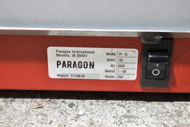 BRAND NEW SCRATCH AND DENT! Paragon TP-16 Paragon 1116810 Classic Pop 16 oz. Popcorn Machine Merchandiser. 120 Volts, 1 Phase. Cannot Test Due To Plug Style - Image 9 of 9