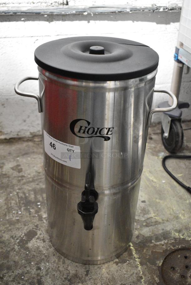 BRAND NEW SCRATCH AND DENT! 2024 Choice 407ITD3GRD ITD3-GRD 3 Gallon Round Iced Tea Dispenser - Image 1 of 8