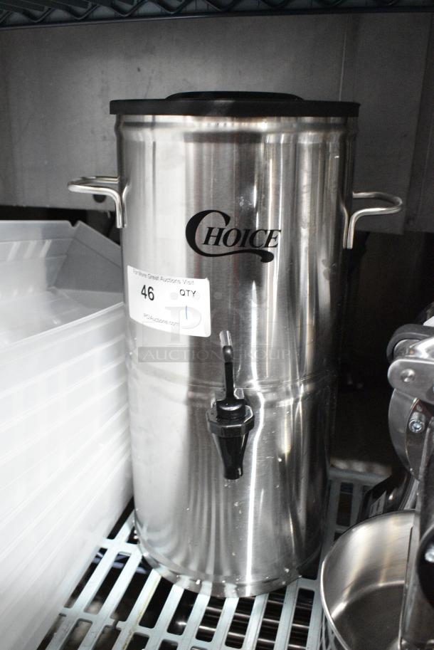 BRAND NEW SCRATCH AND DENT! 2024 Choice 407ITD3GRD ITD3-GRD 3 Gallon Round Iced Tea Dispenser - Image 2 of 8
