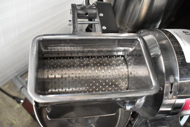 BRAND NEW SCRATCH AND DENT! Estella 348CG1 Stainless Steel Electric Hard Cheese Grater. 120 Volts, 1 Phase. Cannot Test Due To Missing Power Cord - Image 4 of 5