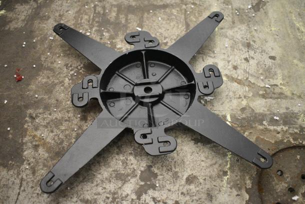 4 BRAND NEW SCRATCH AND DENT! Lancaster Table & Seating 164TS1800 18" Cast Iron Table Base Spider. 4 Times Your Bid! - Image 3 of 4