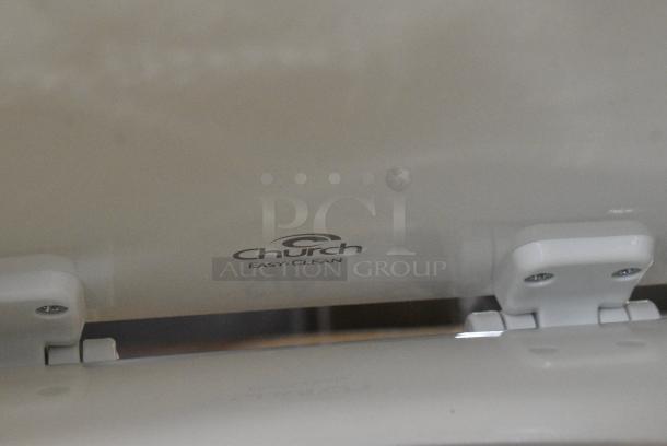 3 BRAND NEW SCRATCH AND DENT! Church by Bemis 585EC 000 White Elongated Enameled Wood Toilet Seat with Lid. 3 Times Your Bid! - Image 4 of 6