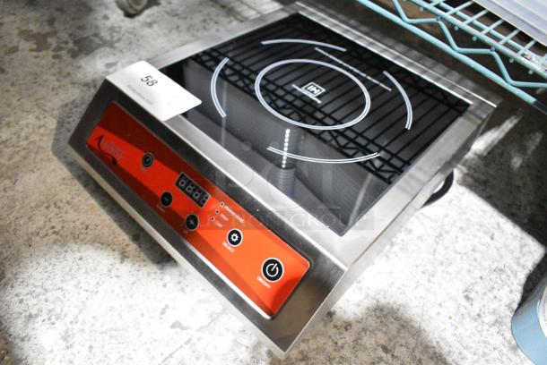 BRAND NEW SCRATCH AND DENT! 2024 Avantco 177IC3500 Stainless Steel Countertop Induction Range / Cooker. 208-240 Volts, 1 Phase. - Image 3 of 6