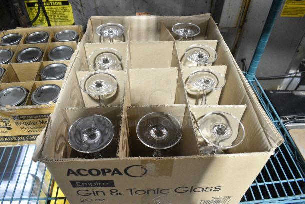 4 BRAND NEW SCRATCH AND DENT! Items Including Arcoroc 12652 Islande 8.5 oz. Rocks / Old Fashioned Glass by Arc Cardinal - 48/Case, 5535457 Acopa 7 oz. Coupe Cocktail Glass - 12/Case, 40716OZREGCJ Choice 16 oz. Pint Regular Mouth Glass Canning / Mason Jar with Silver Metal Lid and Band - 12/Case, 5539320 Acopa Empire 20 oz. Gin and Tonic Cocktail Glass - 12/Case. 4 Times Your Bid! - Image 12 of 12