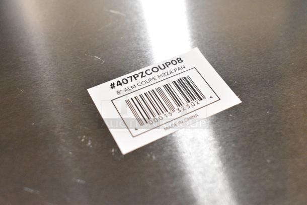 4 BRAND NEW SCRATCH AND DENT! Items Including 407PZCOUP08 Choice 8" Aluminum Coupe Pizza Pan, 407HALFPERF Choice Half Size 19 Gauge 13" x 18" Wire in Rim Aluminum Perforated Bun / Sheet Pan. 4 Times Your Bid! - Image 5 of 6