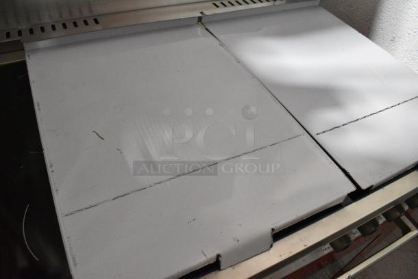 BRAND NEW SCRATCH AND DENT! Lot of 2 Main Street Equipment 54137052 Fryer Cover for FF40 and FF50 Series Fryers - Image 2 of 3