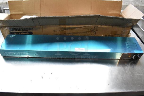 2 BRAND NEW SCRATCH AND DENT! ServIt 423SWI36CP 36" High Wattage Strip Warmer with Adjustable Infinite Controls. 120 Volts, 1 Phase. 2 Times Your Bid! - Image 1 of 9