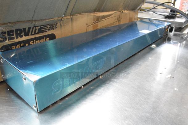 2 BRAND NEW SCRATCH AND DENT! ServIt 423SWI36CP 36" High Wattage Strip Warmer with Adjustable Infinite Controls. 120 Volts, 1 Phase. 2 Times Your Bid! - Image 2 of 9
