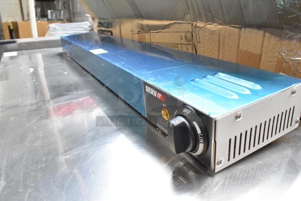 2 BRAND NEW SCRATCH AND DENT! ServIt 423SWI36CP 36" High Wattage Strip Warmer with Adjustable Infinite Controls. 120 Volts, 1 Phase. 2 Times Your Bid! - Image 3 of 9