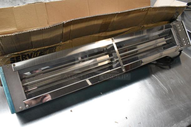 2 BRAND NEW SCRATCH AND DENT! ServIt 423SWI36CP 36" High Wattage Strip Warmer with Adjustable Infinite Controls. 120 Volts, 1 Phase. 2 Times Your Bid! - Image 5 of 9