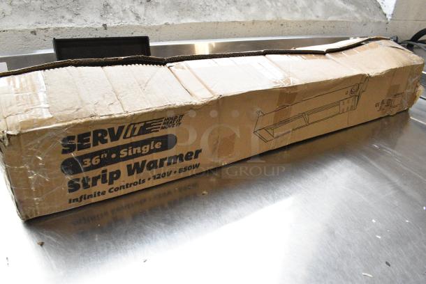 2 BRAND NEW SCRATCH AND DENT! ServIt 423SWI36CP 36" High Wattage Strip Warmer with Adjustable Infinite Controls. 120 Volts, 1 Phase. 2 Times Your Bid! - Image 8 of 9