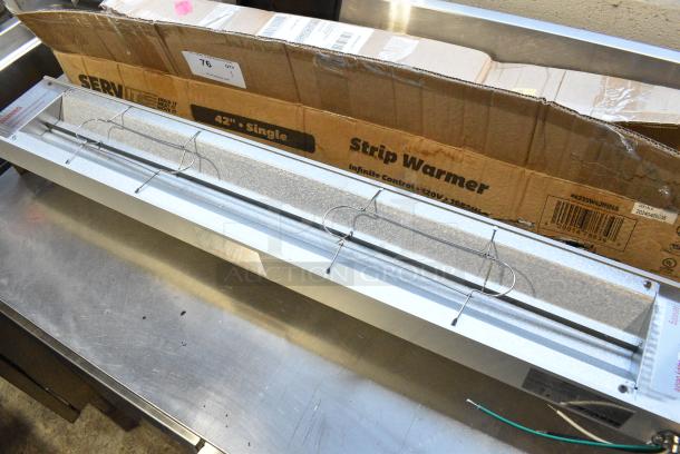 BRAND NEW SCRATCH AND DENT! ServIt 423SW42INHA 42" Strip Warmer with Single Adjustable Infinite Control. 120 Volts, 1 Phase. - Image 5 of 8