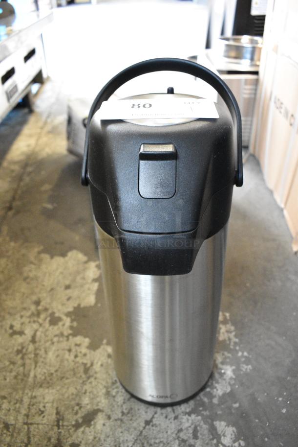 BRAND NEW SCRATCH AND DENT! Acopa 553A30SSP 3 Liter Stainless Steel Lined Airpot with Push Button - Image 1 of 4