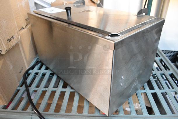 BRAND NEW SCRATCH AND DENT! 2023 Carnival King 382CDPW2 Stainless Steel 3 Qt. Double Cone Dip Warmer. 120 Volts, 1 Phase. - Image 3 of 7