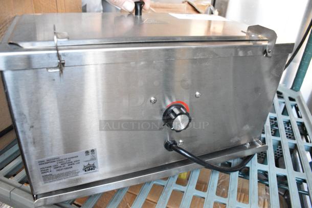 BRAND NEW SCRATCH AND DENT! 2023 Carnival King 382CDPW2 Stainless Steel 3 Qt. Double Cone Dip Warmer. 120 Volts, 1 Phase. - Image 4 of 7