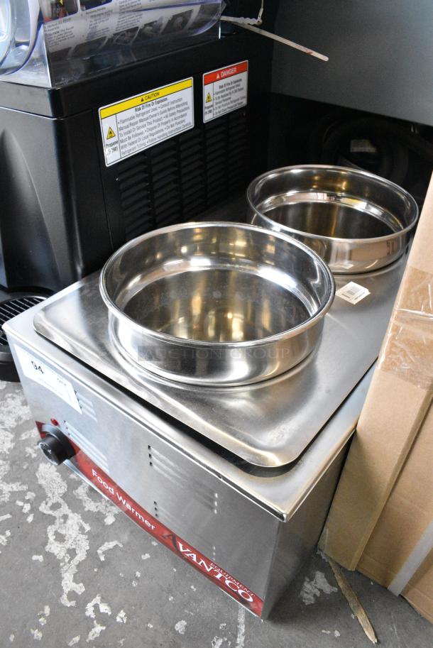 BRAND NEW SCRATCH AND DENT! 2024 Avantco 177W50 Stainless Steel 12" x 20" Full Size Electric Countertop Food Warmer. 120 Volts, 1 Phase. Tested and Working! - Image 3 of 7