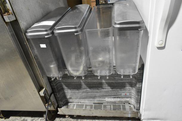 2018 Crathco CS-4E/2D/3D-16 Stainless Steel Commercial Countertop 4 Hopper Refrigerated Beverage Machine. 120 Volts, 1 Phase. Tested and Powers On But Does Not Get Cold - Image 1 of 9
