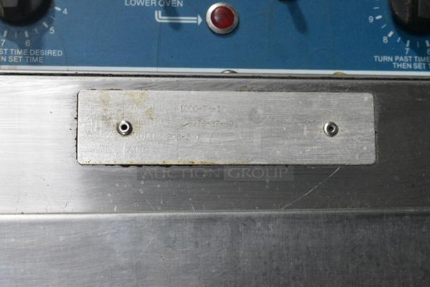 Alto Shaam 1000-TH-I Halo Heat Stainless Steel Commercial Electric Powered Cook N Hold Oven on Commercial Casters. 208-240 Volts, 1 Phase. - Image 9 of 9