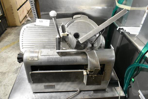 Hobart 1712 Stainless Steel Commercial Countertop Meat Slicer. 115 Volts, 1 Phase. Tested and Working! - Image 1 of 7