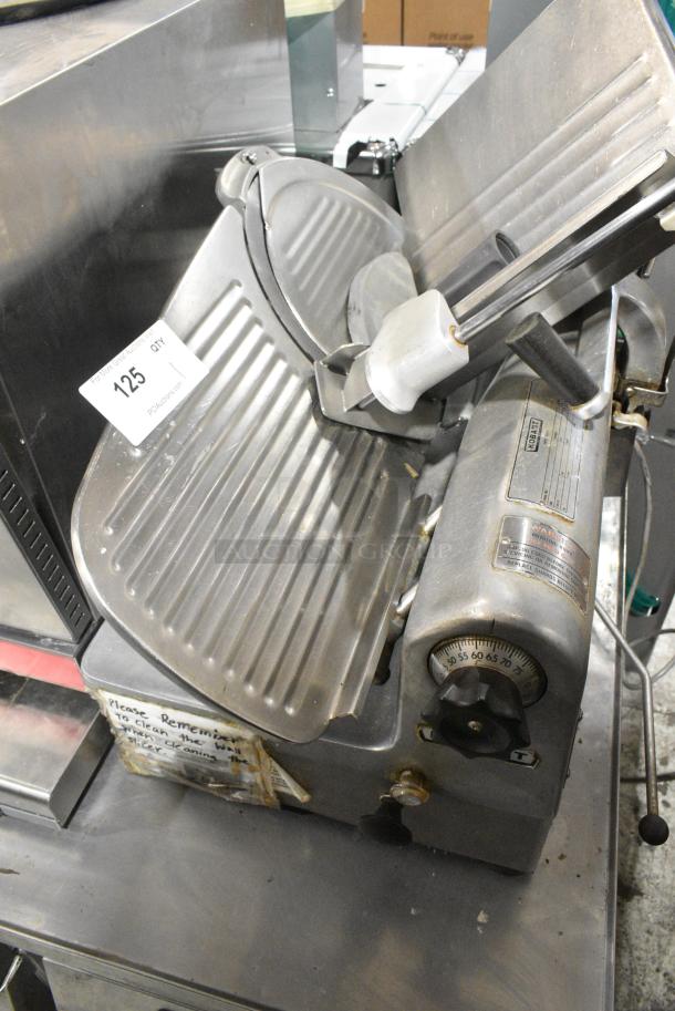 Hobart 1712 Stainless Steel Commercial Countertop Meat Slicer. 115 Volts, 1 Phase. Tested and Working! - Image 2 of 7