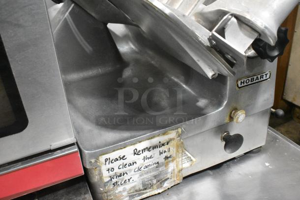 Hobart 1712 Stainless Steel Commercial Countertop Meat Slicer. 115 Volts, 1 Phase. Tested and Working! - Image 4 of 7