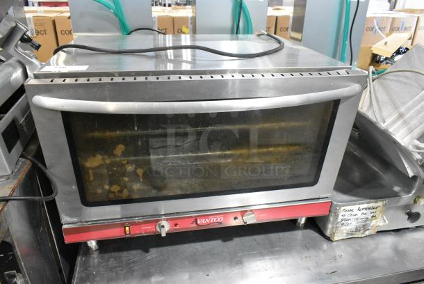 Avantco 177CO38M Stainless Steel Commercial Electric Powered Full Size Convection Oven. 208/240 Volts. - Image 1 of 7