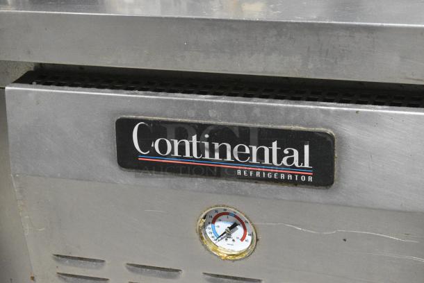 Continental Stainless Steel Commercial 2 Drawer Chef Base on Commercial Casters. 115 Volts, 1 Phase. Tested and Working! - Image 3 of 6