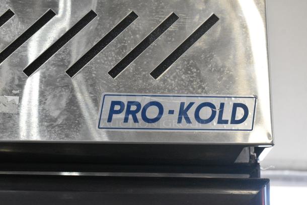 Pro Kold EVC20-F1 Stainless Steel Commercial Single Door Reach In Cooler Merchandiser on Commercial Casters. 115 Volts, 1 Phase. Tested and Powers On But Does Not Get Cold - Image 5 of 10
