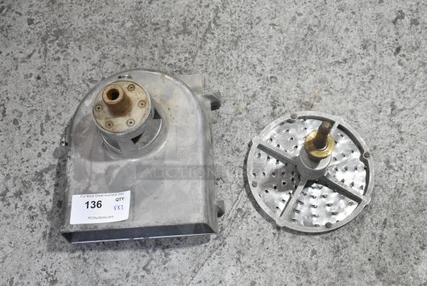 Metal Pelican Head w/ Grating Blade Insert. Missing Front Piece. - Image 1 of 11