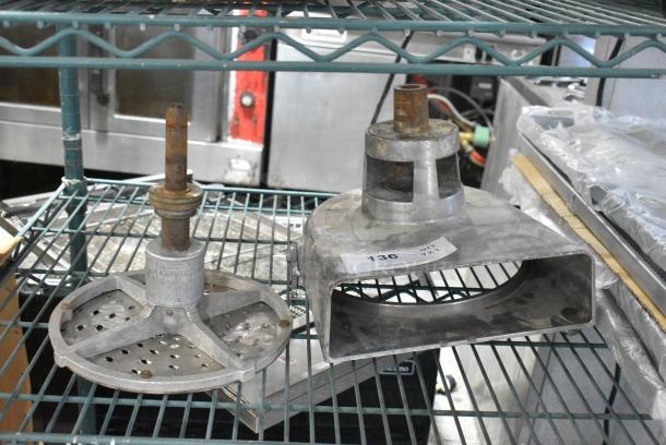 Metal Pelican Head w/ Grating Blade Insert. Missing Front Piece. - Image 2 of 11