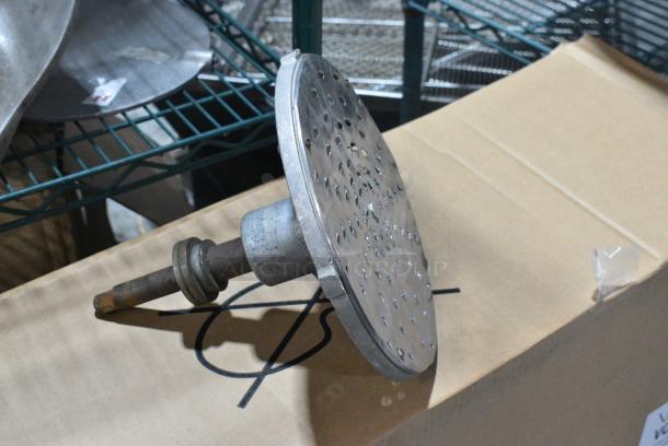 Metal Pelican Head w/ Grating Blade Insert. Missing Front Piece. - Image 7 of 11