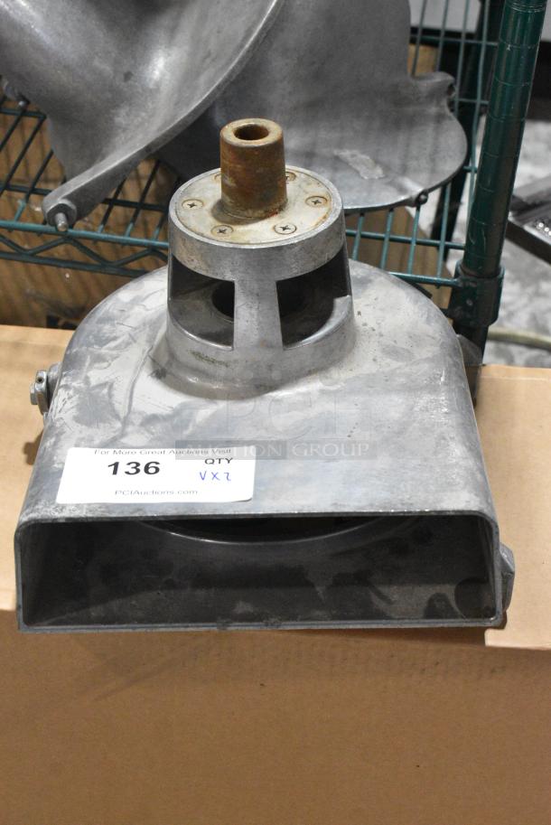 Metal Pelican Head w/ Grating Blade Insert. Missing Front Piece. - Image 9 of 11