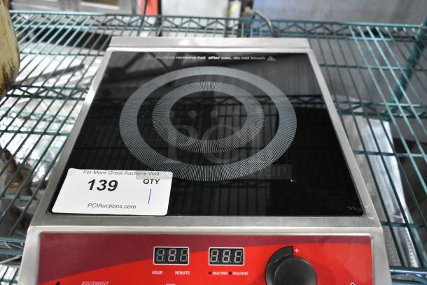 2016 Avantco IC1800 Stainless Steel Commercial Countertop Single Burner Induction Range. 120 Volts, 1 Phase. - Image 4 of 6