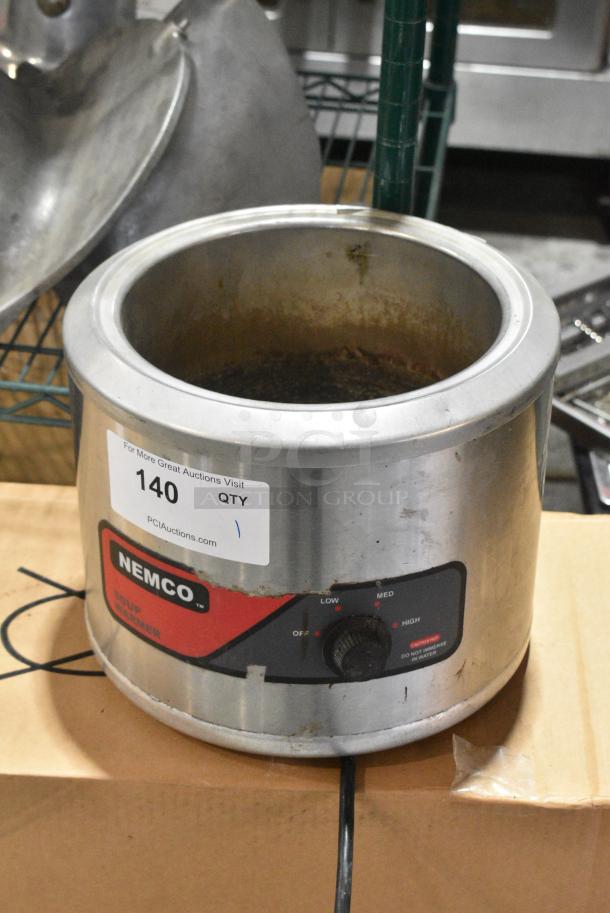 Nemco Stainless Steel Commercial Countertop Soup Kettle Food Warmer. 120 Volts, 1 Phase. Tested and Working! - Image 1 of 7