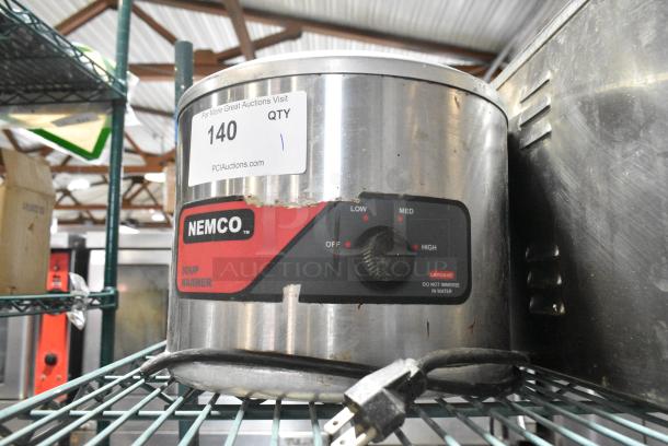 Nemco Stainless Steel Commercial Countertop Soup Kettle Food Warmer. 120 Volts, 1 Phase. Tested and Working! - Image 2 of 7