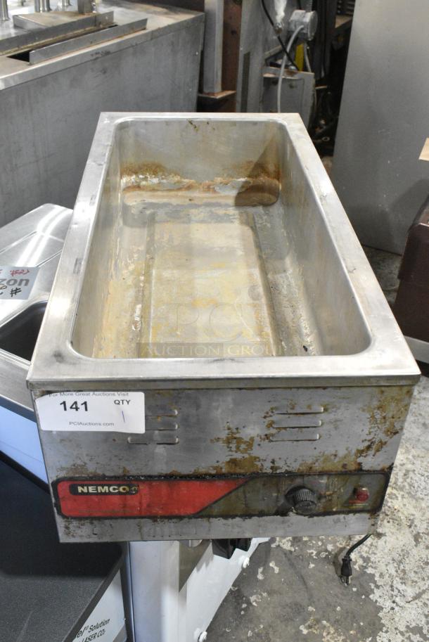 Nemco 6055A-43 Stainless Steel Commercial Countertop Food Warmer. 120 Volts, 1 Phase. Tested and Working! - Image 1 of 8