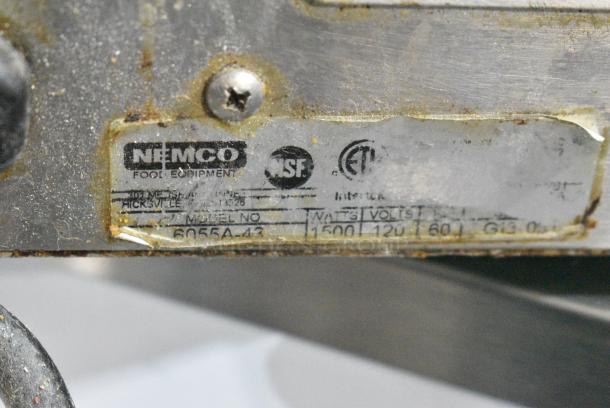 Nemco 6055A-43 Stainless Steel Commercial Countertop Food Warmer. 120 Volts, 1 Phase. Tested and Working! - Image 8 of 8