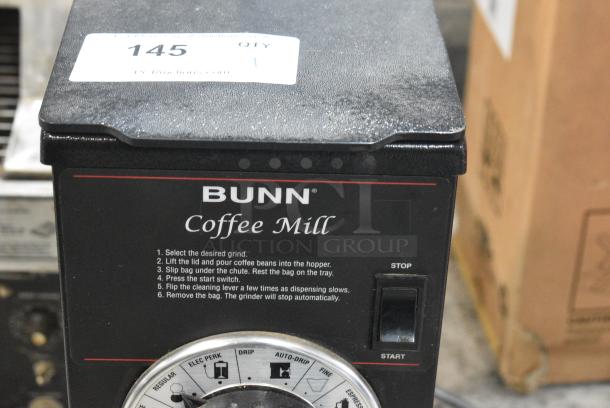 Bunn G1 HD Metal Commercial Countertop Coffee Bean Grinder. 120 Volts, 1 Phase. Tested and Working! - Image 2 of 7