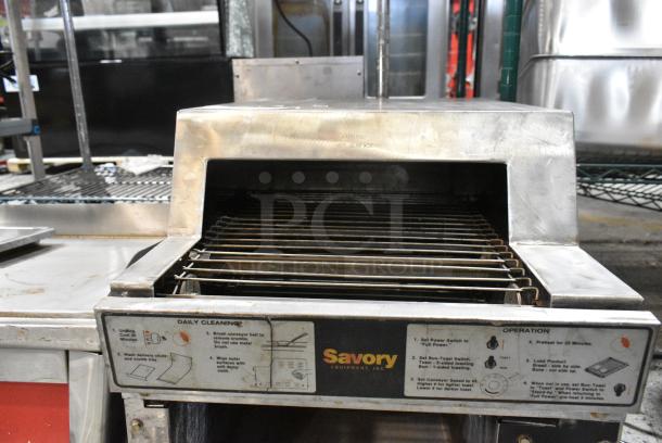 Merco Savory Metal Commercial Countertop Conveyor Toaster Oven. Cannot Test Due To Plug Style - Image 6 of 8