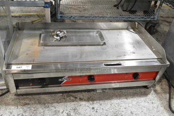 2024 Crosson EG-918C Stainless Steel Commercial Countertop Electric Powered Flat Top Griddle. 240 Volts. - Image 2 of 9